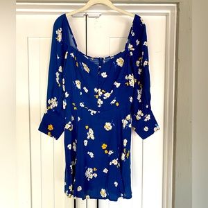 Reformation floral mini dress